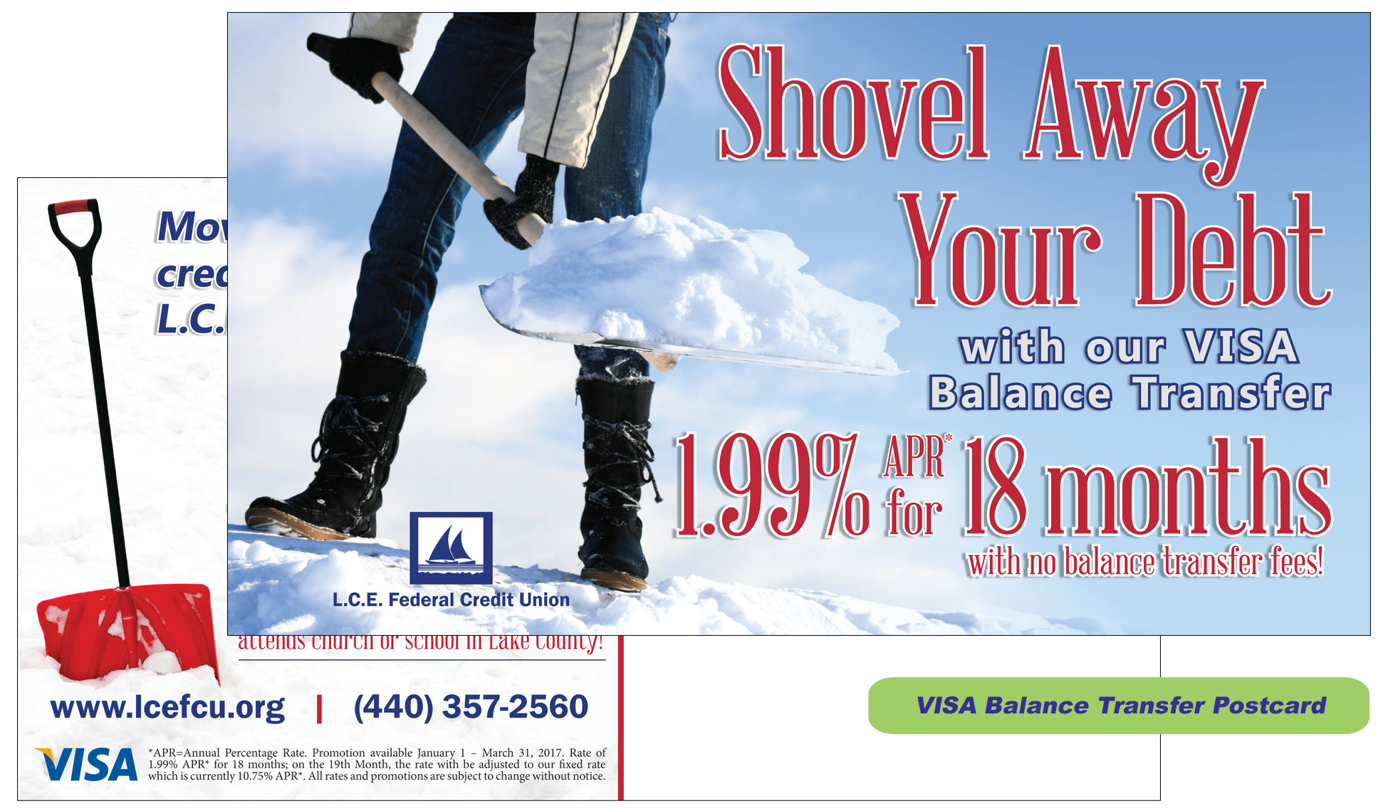 A picture of a advertisement for the ski resort.